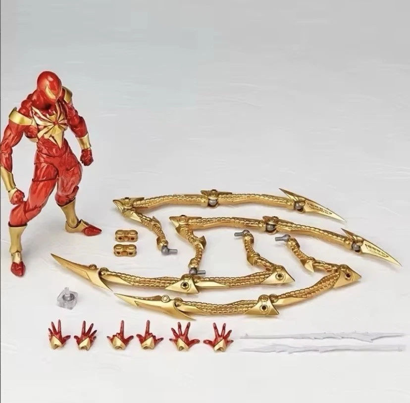 Iron Spider Action Figure – Amazing Yamaguchi Fully Articulated + Accessories - Image 2 of 4