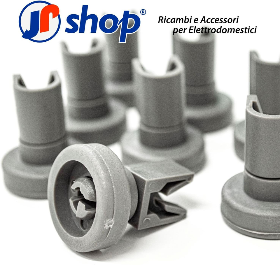 Kit Da 8 Ruote Per Cestello Lavastoviglie BOSCH Ricambi Rotelle Cesto