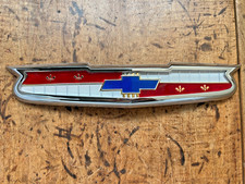 1956 Chevy 6 Cylinder Hood Emblem Bezel New