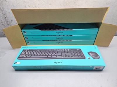 LOT OF 4 - Logitech MK270 Wireless Keyboard and Mouse Combo - 920-008813, SEALED