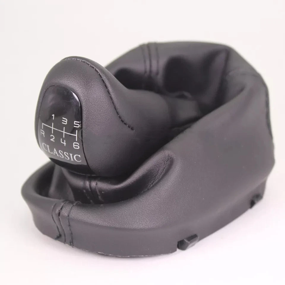 Para Mercedes Benz W203 S203 C230 C240 C320 6 Velocidades Cambio Perilla Bota CLÁSICO Foto 2 de 4