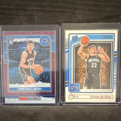 Panini Hoops Donruss Tristan da Silva Orlando Magic Card Lot (2 Cards)