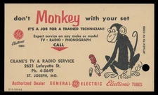 ADVERTISING/POSTAL HISTORY - GENERAL ELECTRIC AD ETR-1054-2 ON UX38