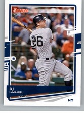 2020 DONRUSS #119 DJ LEMAHIEU NEW YORK YANKEES BASEBALL