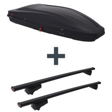 Dachbox G3 Spark 480 + Dachträger G3 Clop für Mercedes GLC SUV Typ X253 NEU