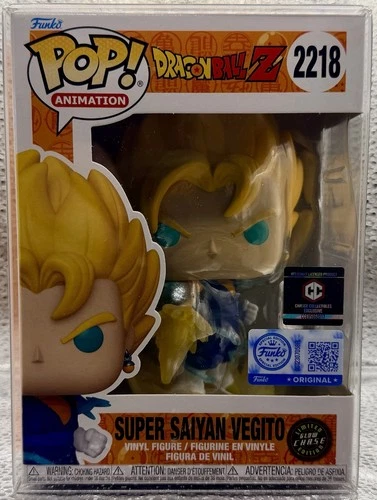Funko Pop! Dragon Ball Z Super Saiyan Vegito #2218 Chalice Glow Chase