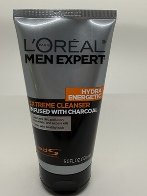L'Oreal Men Expert Hydra Energetic Facial Cleanser with Charcoal 5 FLOZ e 150mL