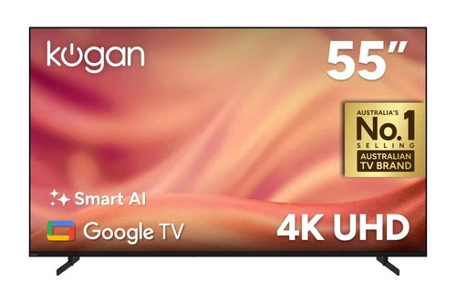 Kogan 55" LED 4K Smart AI Google TV, 55 Inch, TVs, TV & Home Theatre