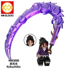 Kokushibo Moon Power Demon Slayer Custom 2" Miniature Figure New/Mint 