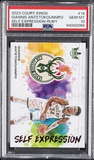 2023 PANINI COURT KINGS SELF EXPRESSION #14 GIANNIS ANTETOKOUNMPO 127/149 PSA 10