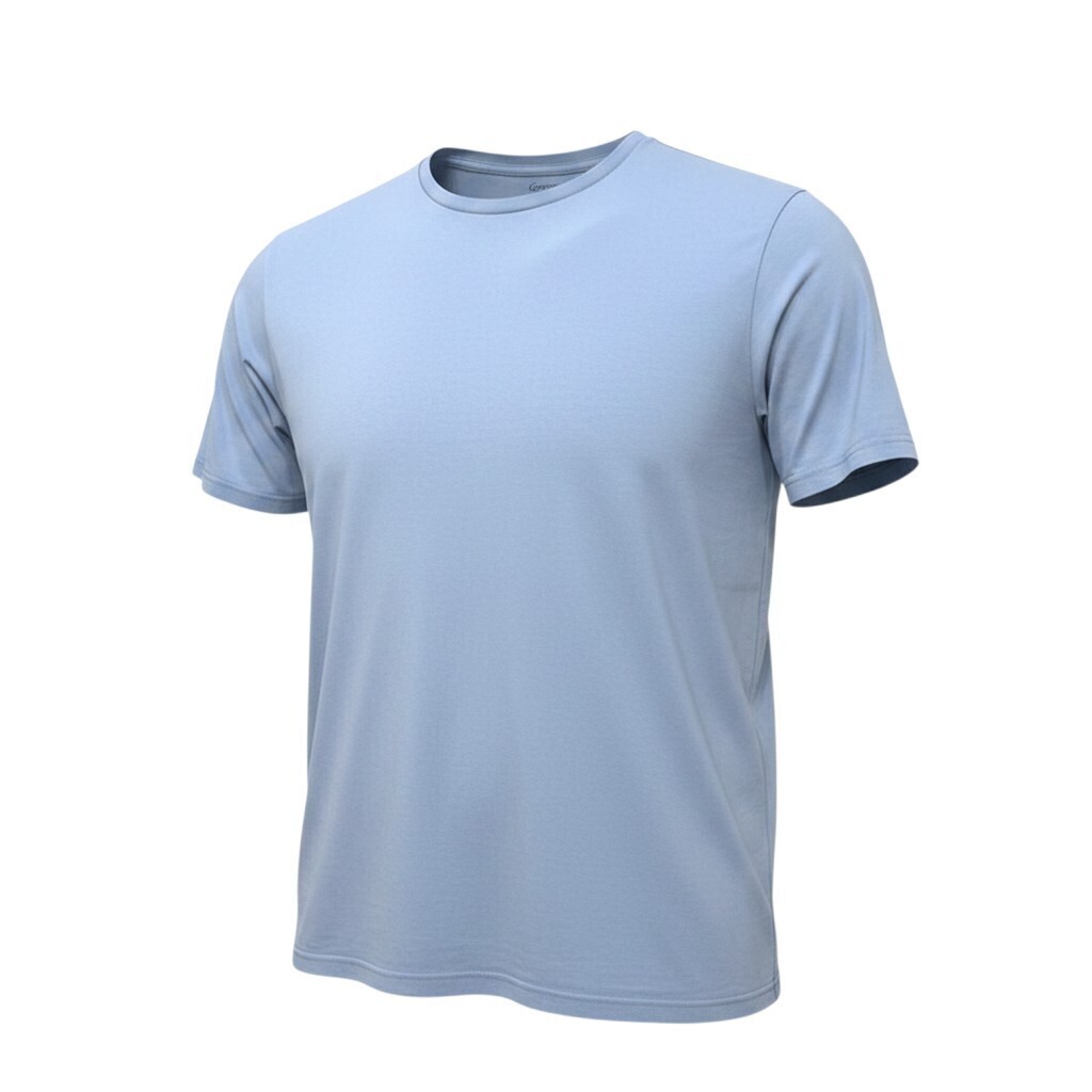 George T-Shirt men's UK Size 2XL Blue Casual Wear Short Sleeve Crew Neck