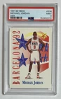 Michael Jordan 1991-92 Skybox USA Barcelona PSA 9 Mint Dream Team Card #534