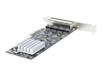 StarTech.com 4-Port NBASE-T 2.5Gbps PCIe Network Card Netzwerkkarte PCI-Express