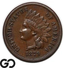 1879 Indian Head Cent Penny, Nice XF+ Tougher Date