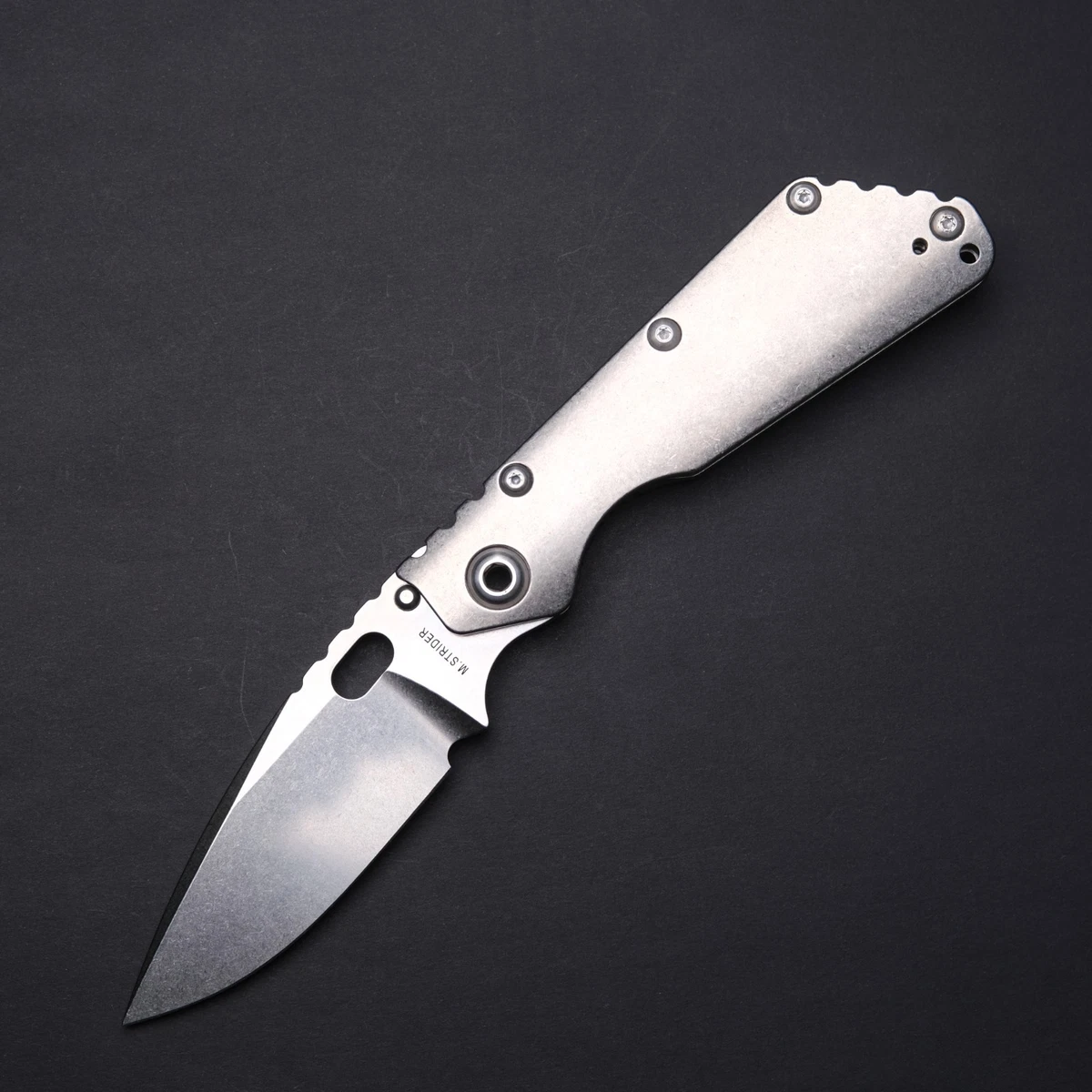 Couteau Pliant MKM Miura Titanium Bead Blasted – EDC Haut De Gamme (modèle 01CC137)