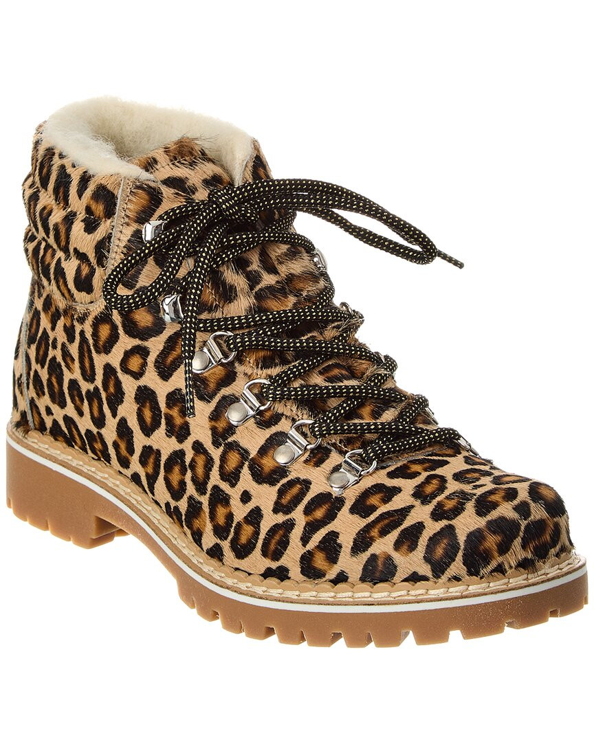 Женские ботильоны Montelliana 1965 Margherita Haircalf коричневого цвета 37