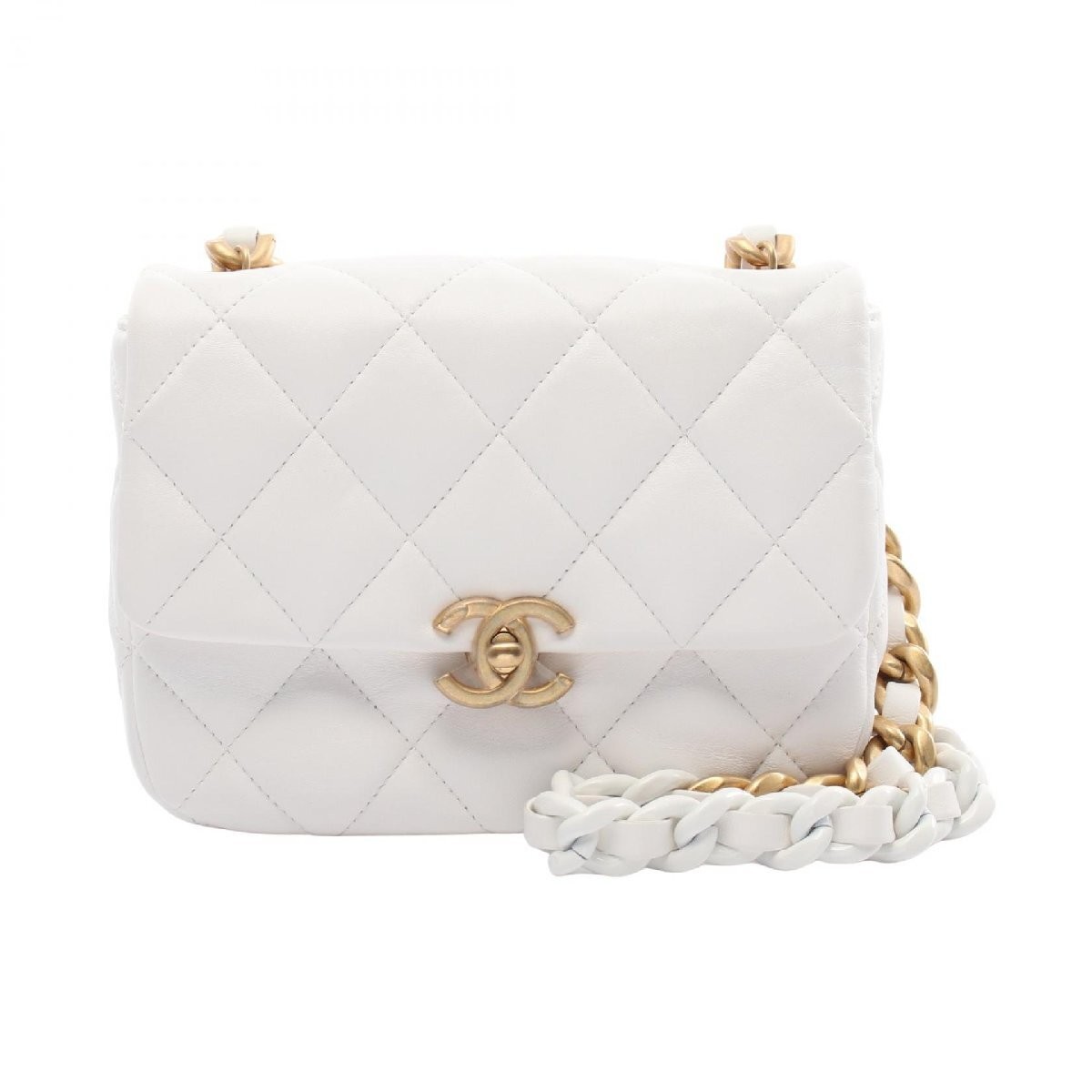 Chanel Mini Matelasse  Shoulder Bag Lambskin 165834