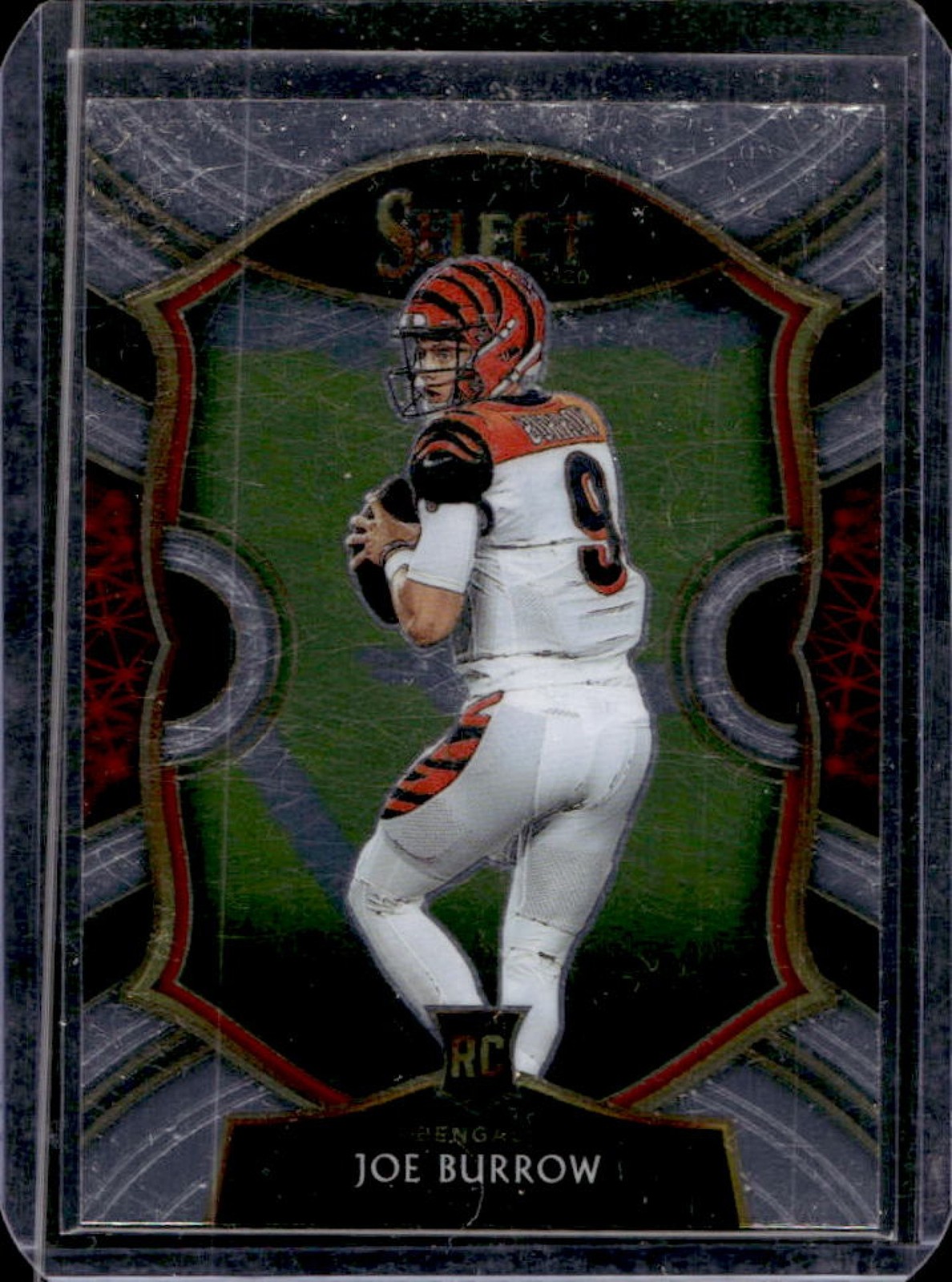 2020 Panini Select Joe Burrow RC Rookie Concourse #46 Bengals