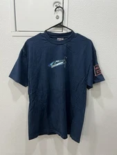 Vintage Y2K ODM Zum Speed "Quarter Mile Style" Dykom USA Blue T-Shirt Mens Large