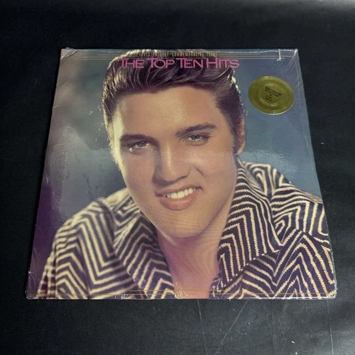 ELVIS PRESLEY COMMEMORATIVE ISSUE THE TOP TEN HITS (2LP, RCA 6383-1-R) SEALED