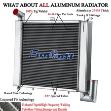 3 Rows Radiator For 1963-1972 1965 1968 Chevy Corvette 5.3/5.4L V8 Small Block