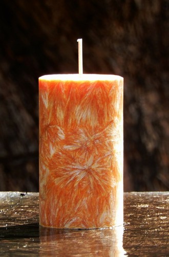 200 hour Forest Green SMOKED WOOD & CEDAR Winter Warming Scented Pillar CANDLE - Picture 7 of 24