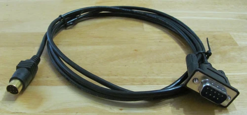 DB9 9 Pin Male to Mini Din 8 Pin Male RS232 Cable 5Ft - Quantity 50