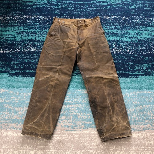 Vintage Filson Waxed Tin Cloth Hunting 