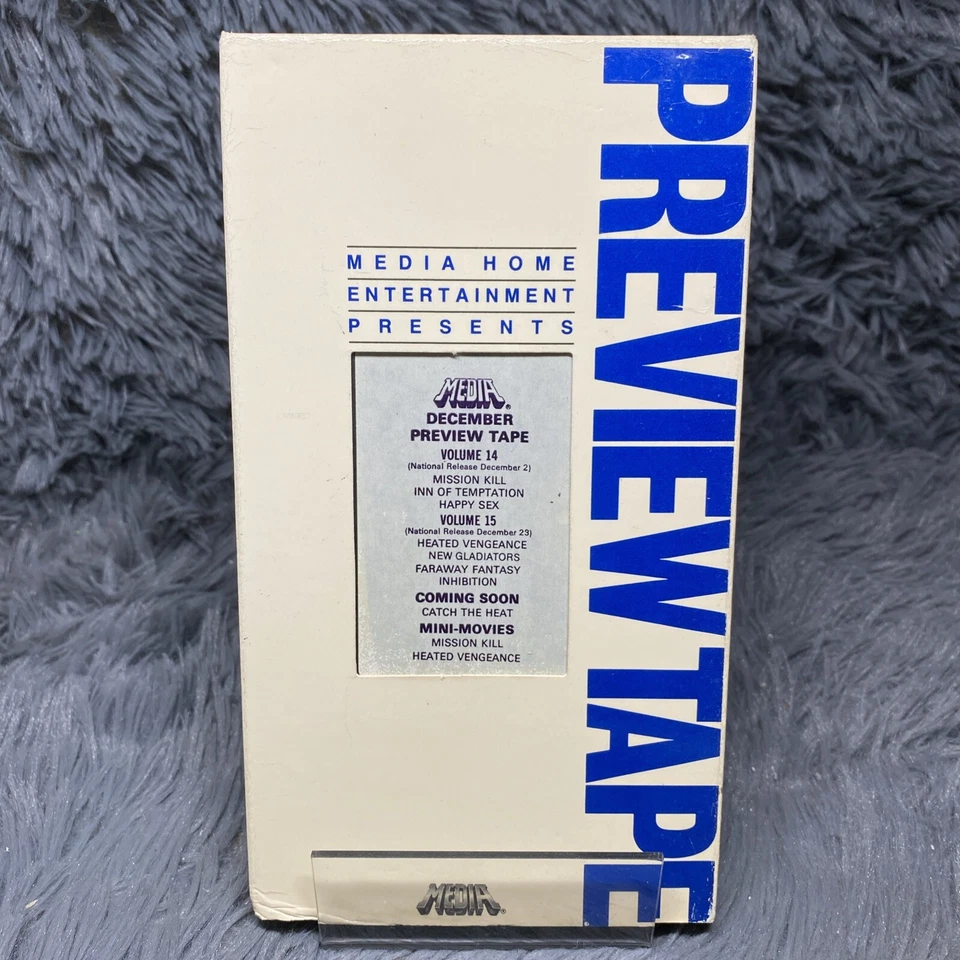 1987 Media Home Entertainment Preview VHS Tape Video Private Screening Vol 14 15 - Image 2 of 4