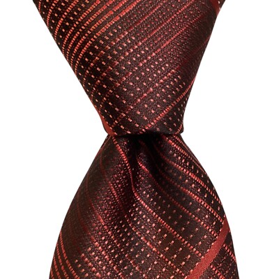 ALFANI Men's Necktie Skinny 58'' x 2 3/4'' Designer PLAID Red/Black/White NWT $55