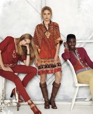 Anthropologie Tanvi Kedia Embellished Tassel Sumana Dress