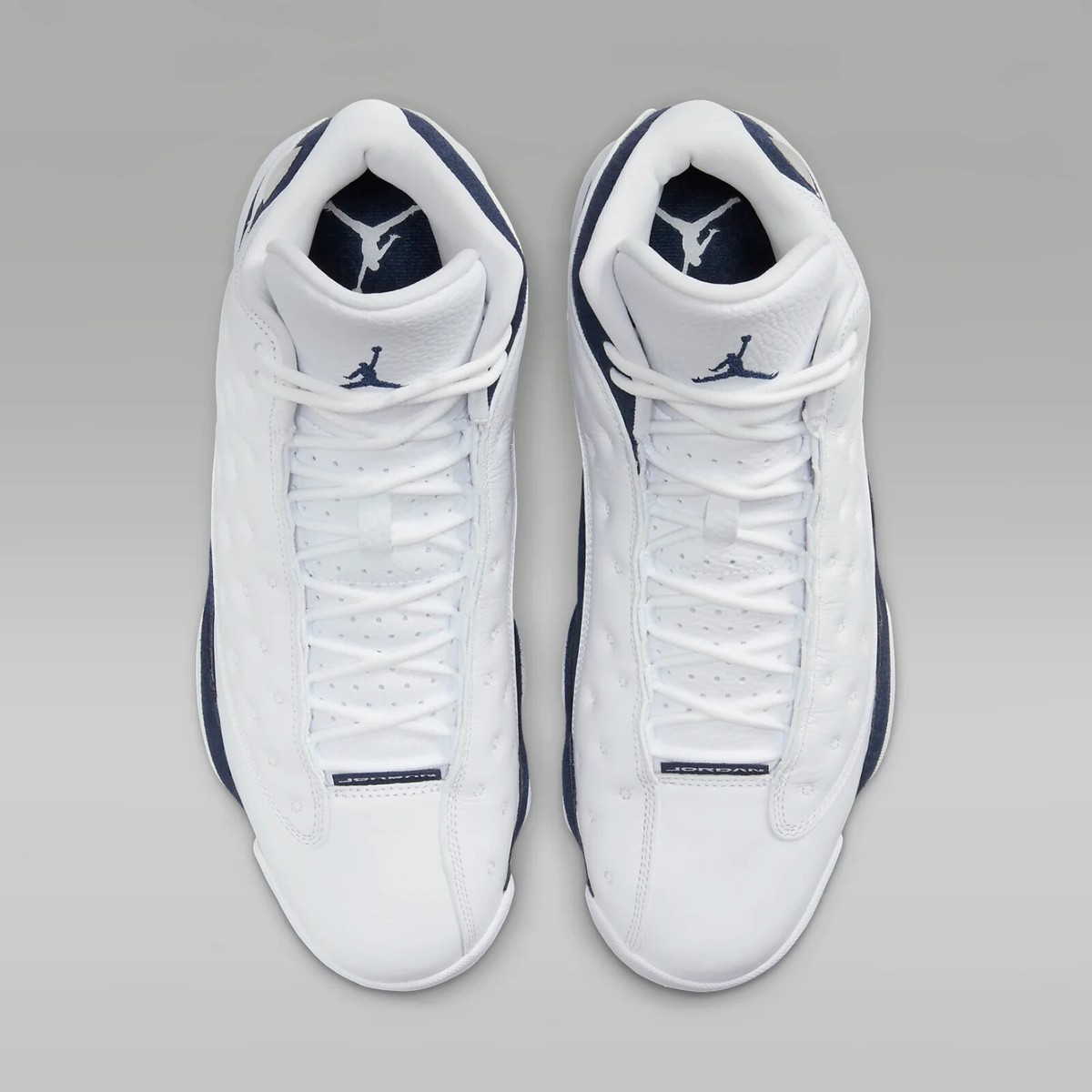 New Nike Air Jordan 13 Retro Shoes - White/ Midnight Navy (414571