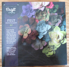 NEW 2016 Ann Williams Craft Crush "Felt Succulent Kit"