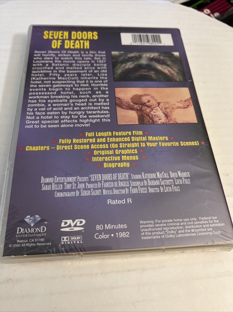 Seven Doors of Death [aka The Beyond] (DVD, 2000) Lucio Fulci Gory