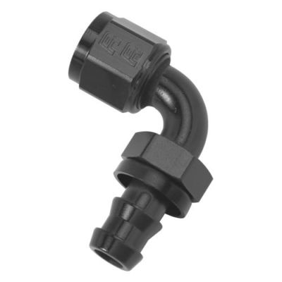 Russell 624183 90 Deg. Twist-Lok Hose Fitting -10 AN Hose Barb To -10 AN Female