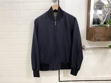 $375 Filson Women’s Black Label Navy Wool Serge Zip Bomber Jacket M