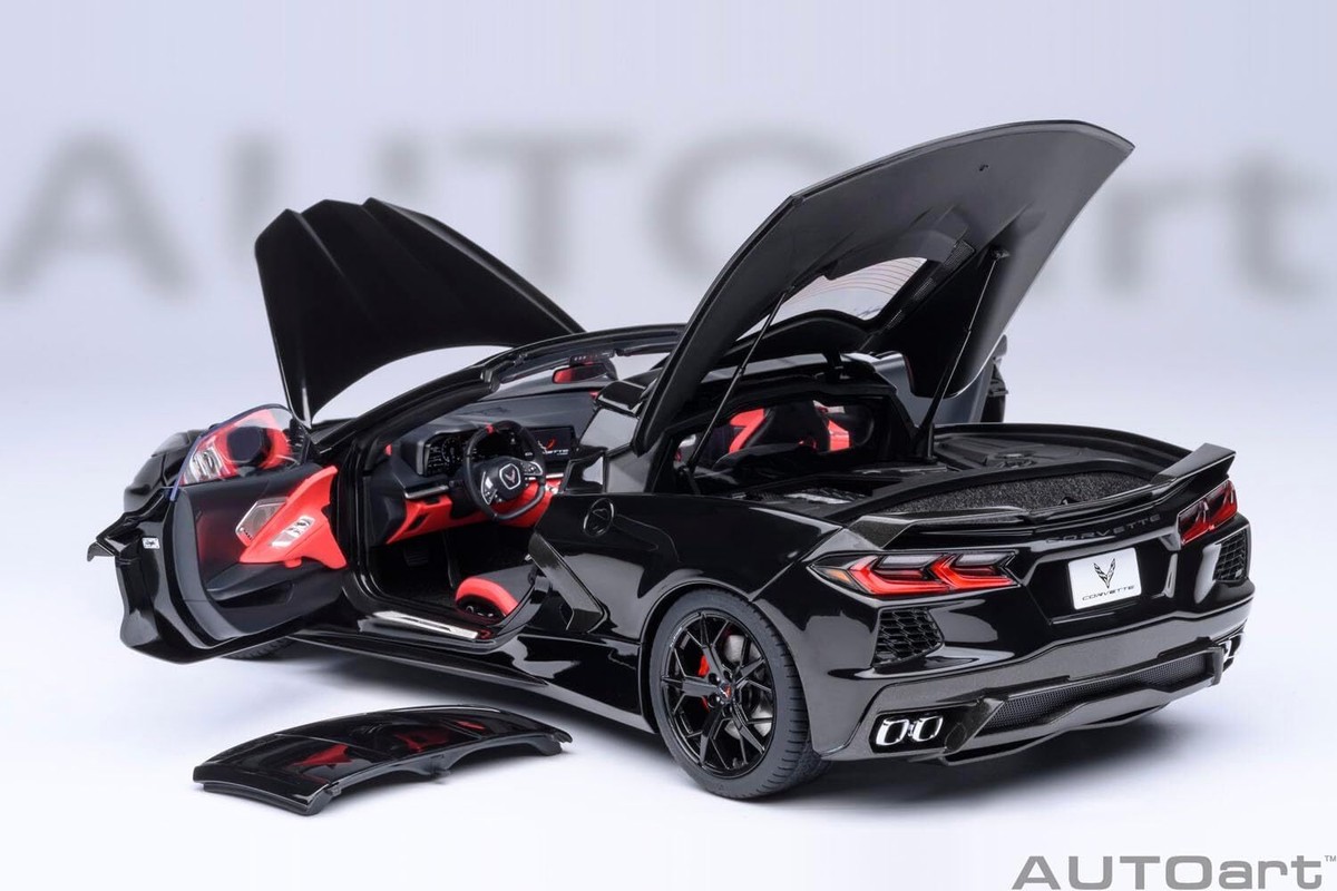 AUTOart 1/18 Chevrolet Corvette (C8) Stingray Z51 Black Finished