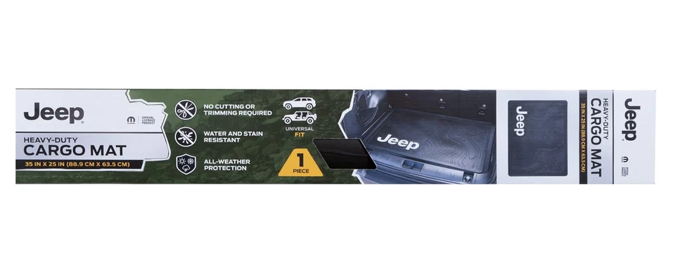 Brand New JEEP Elite Style Logo Compass Car Truck Cargo Trunk Rubber Floor Mat Foto 3 de 3