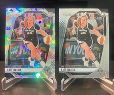 Kate Martin 2024 Panini Prizm WNBA RC Ice Prizm and Rookie #126 Las Vegas Aces