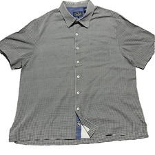 Nat Nast Shirt Mens Extra Large XL Silk Blend Geometric Luxury Originals Bowling