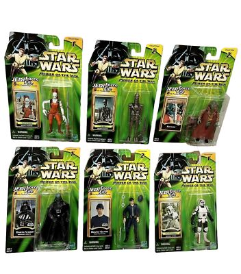 Star Wars 2000 POTJ LOT OF 6: IG-88 SING VADER KETWOL SCOUT TROOPER BESPIN GUARD