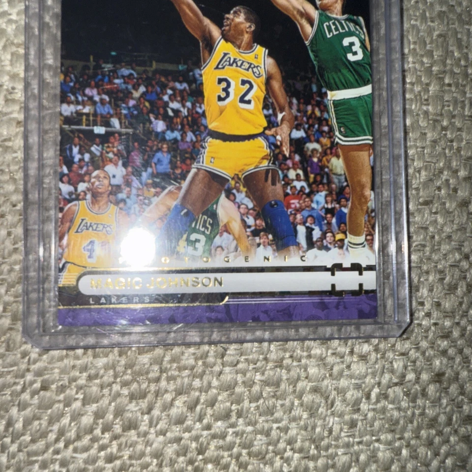 2022-23 Panini Photogenic Basketball Magic Johnson Los Angeles Lakers Base #81 - Image 3 of 4