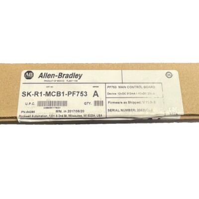 NEW SEALED ALLEN BRADLEY POWERFLEX SK-R1-MCB1-PF753 MAIN CONTROL VFD