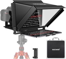 Neewer 12-inch Teleprompter for iPad Tablet Smartphone DSLR Cam MISSING REMOTE