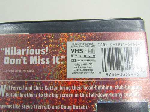 VTG Score! A Night at the Roxbury VHS Clamshell Comedy Will Ferrell Chris Kattan - Picture 6 of 10