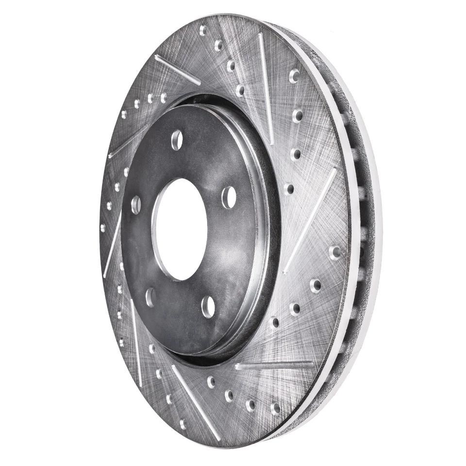 Rotores de freno delanteros perforados para Lincoln Continental Mark VIII Ford Taurus Cougar Foto 4 de 4