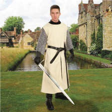 New Knight Tunic Surcoat Medieval Clothing Men Cosplay Renaissance Costume LARP