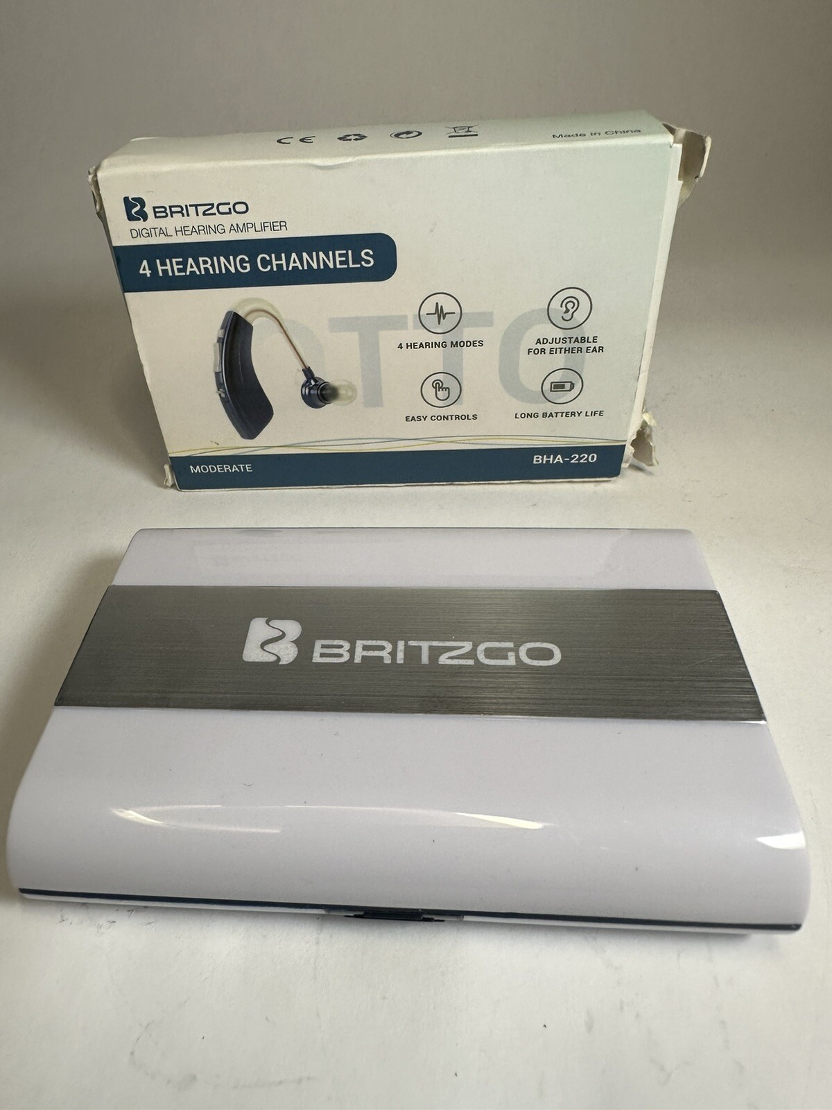 Britzgo Personal Digital Hearing Aid Amplifier Bha220 "FDA Approved