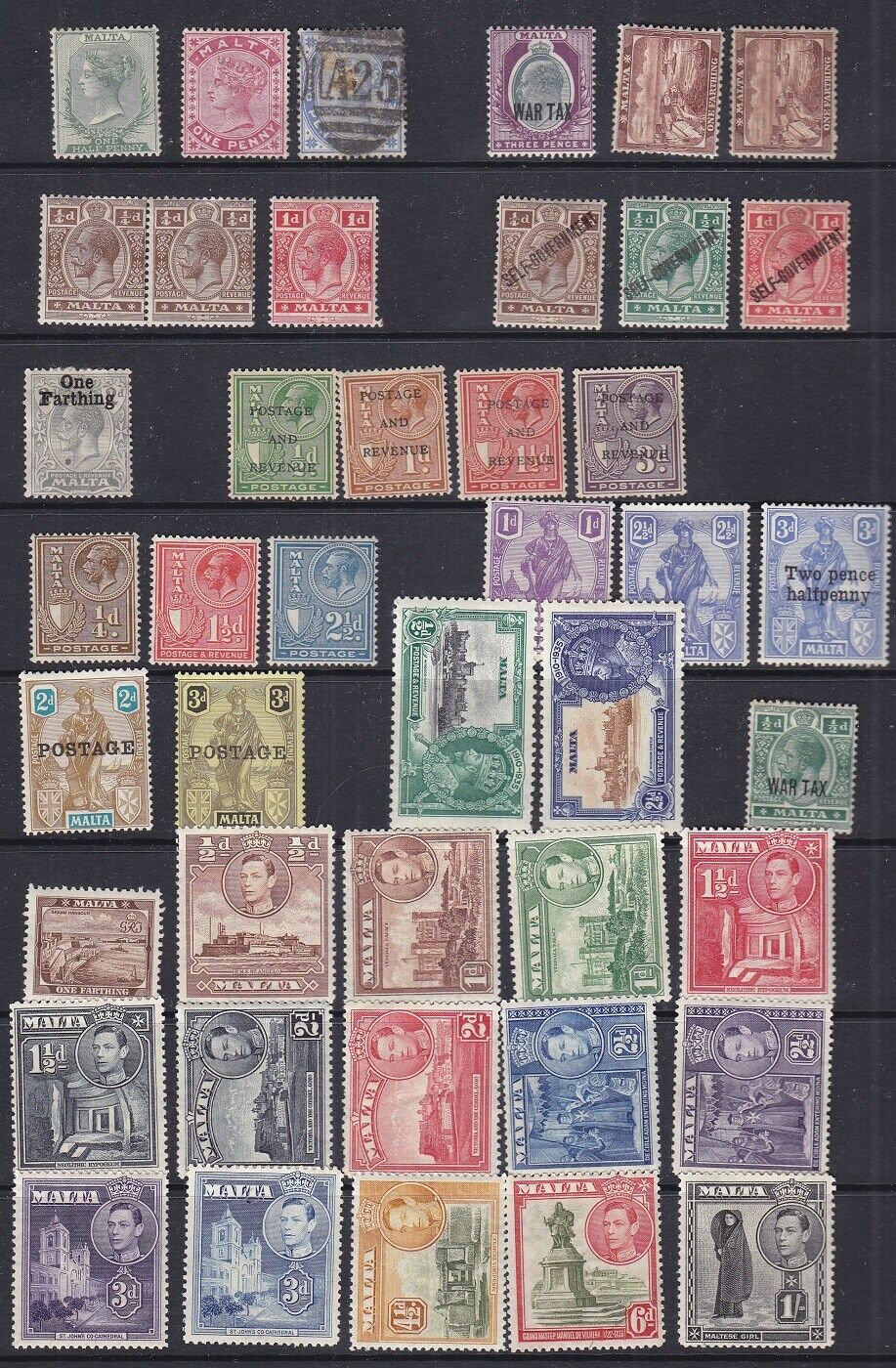 All stores are Max 63% OFF sold Stamps: Malta 1885-1960 F-VF MNH MH