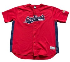 St Louis Cardinals Baseball Jersey Dynasty Series MLB Red Size 2XL